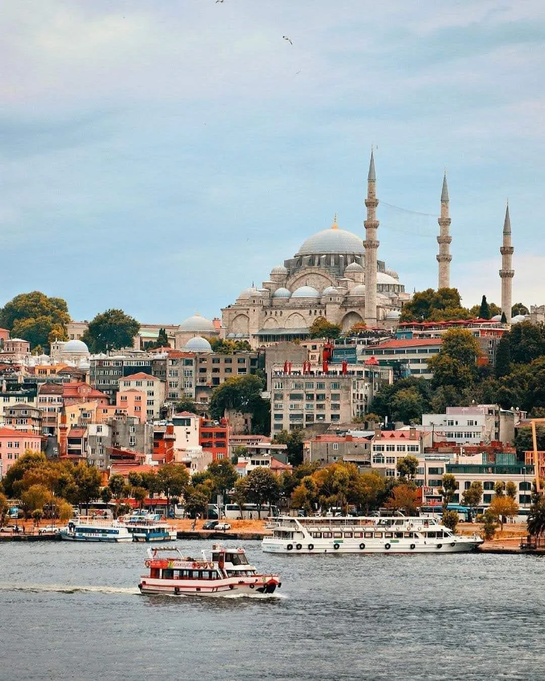 Historic neighborhoods along Istanbul's Golden Horn